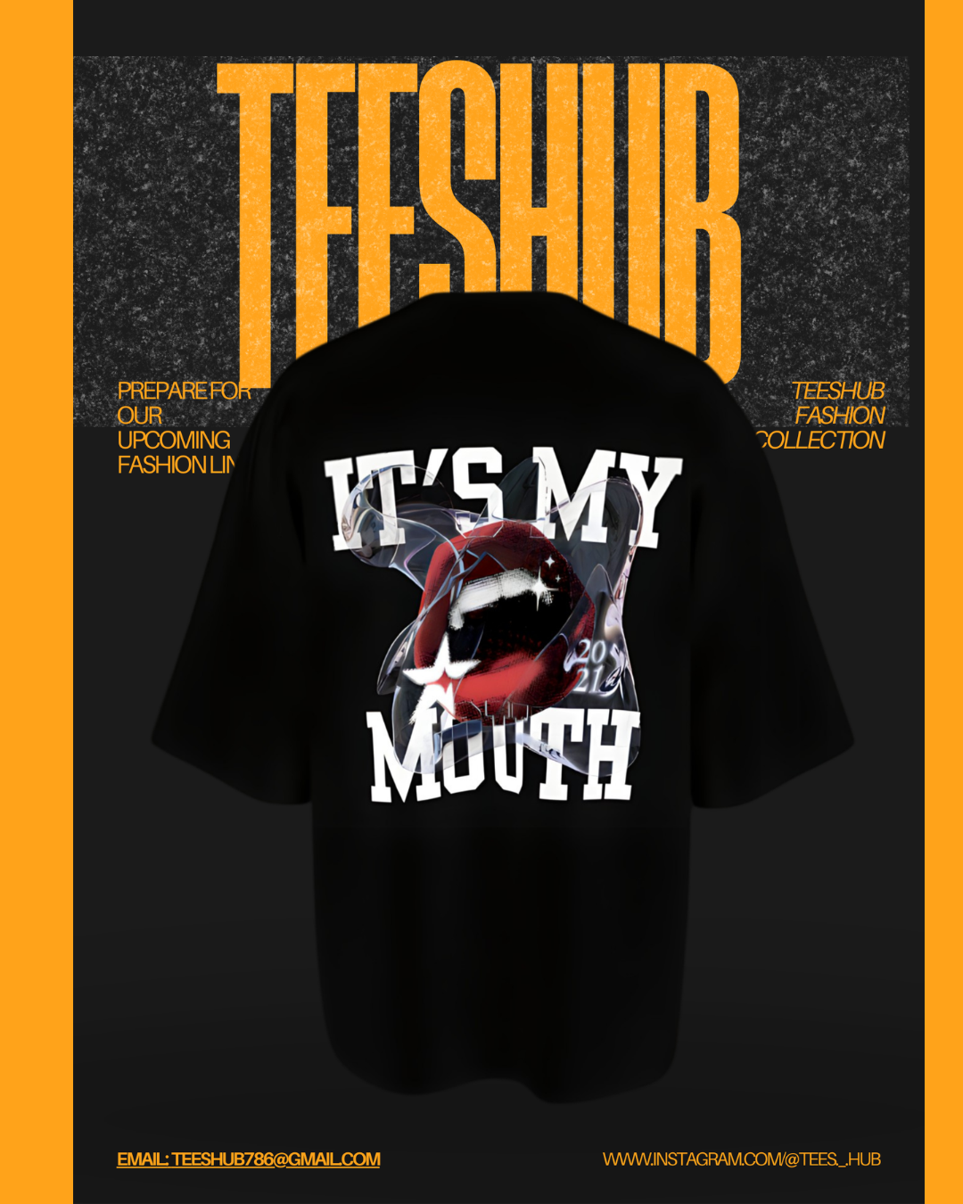 It's My Mouth Oversize T-Shirt